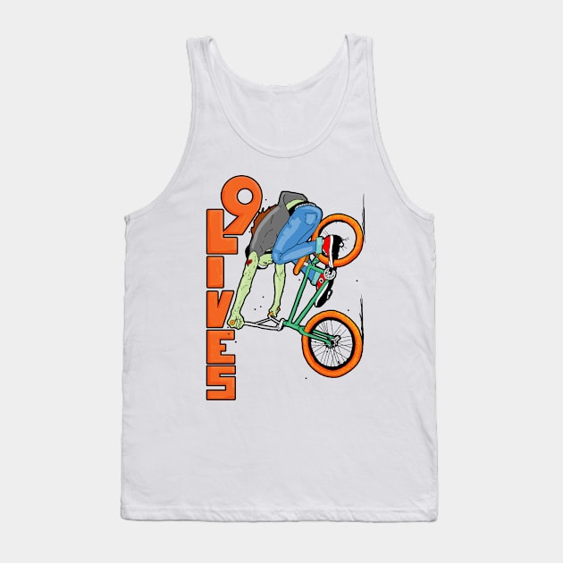 9 Lives BMX downhill Tank Top by Johanmalm